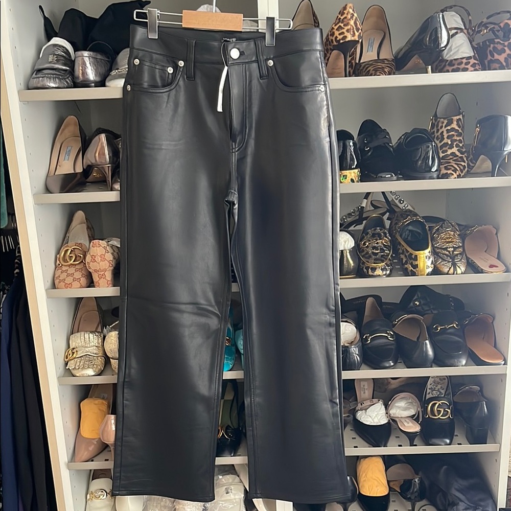 J Crew Vegan Leather Pants